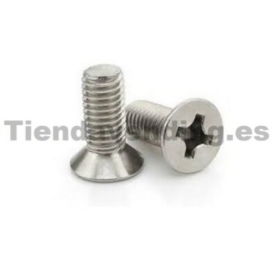 Tornillo de estrella cabeza avellanada M3x6 inoxidable