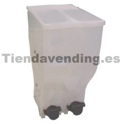 Tolva doble soluble Azkoyen Zen 4,2 litros derecha 1.8 litros izquierda