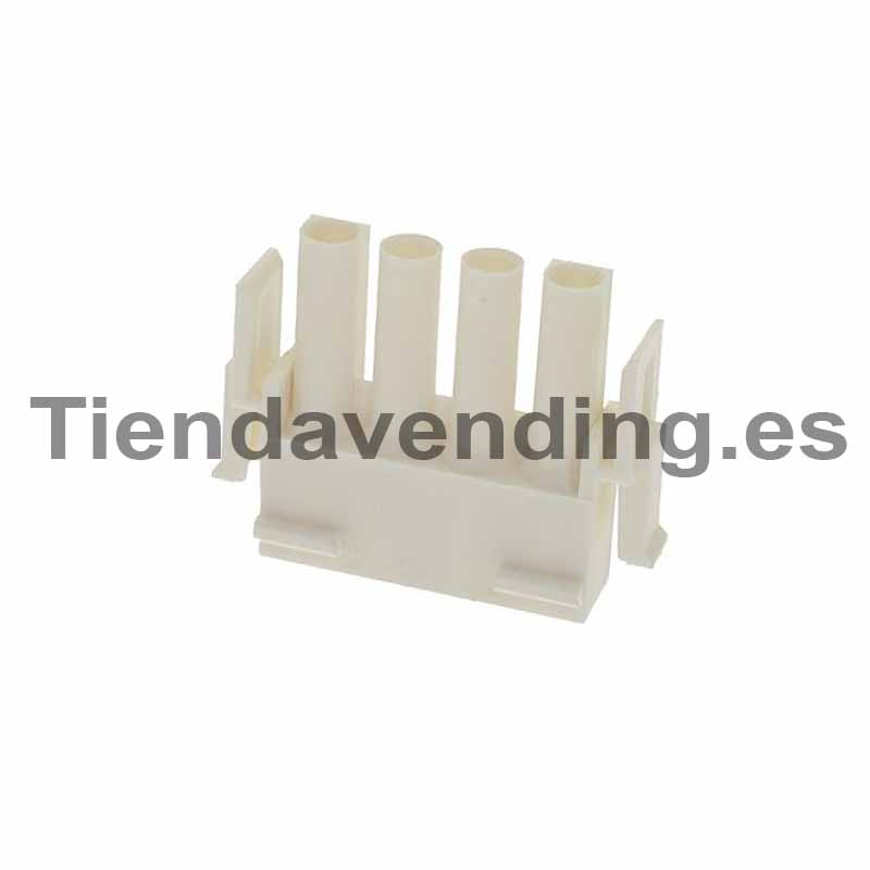 Carcasa conector Molex 4 vías macho