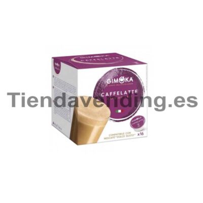 Cápsulas compatibles Dolce Gusto café con leche 16 unidades