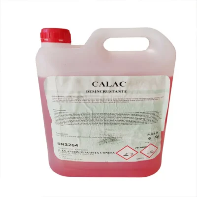 Desincrustante anti-cal Calac en garrafa de 6 Kg