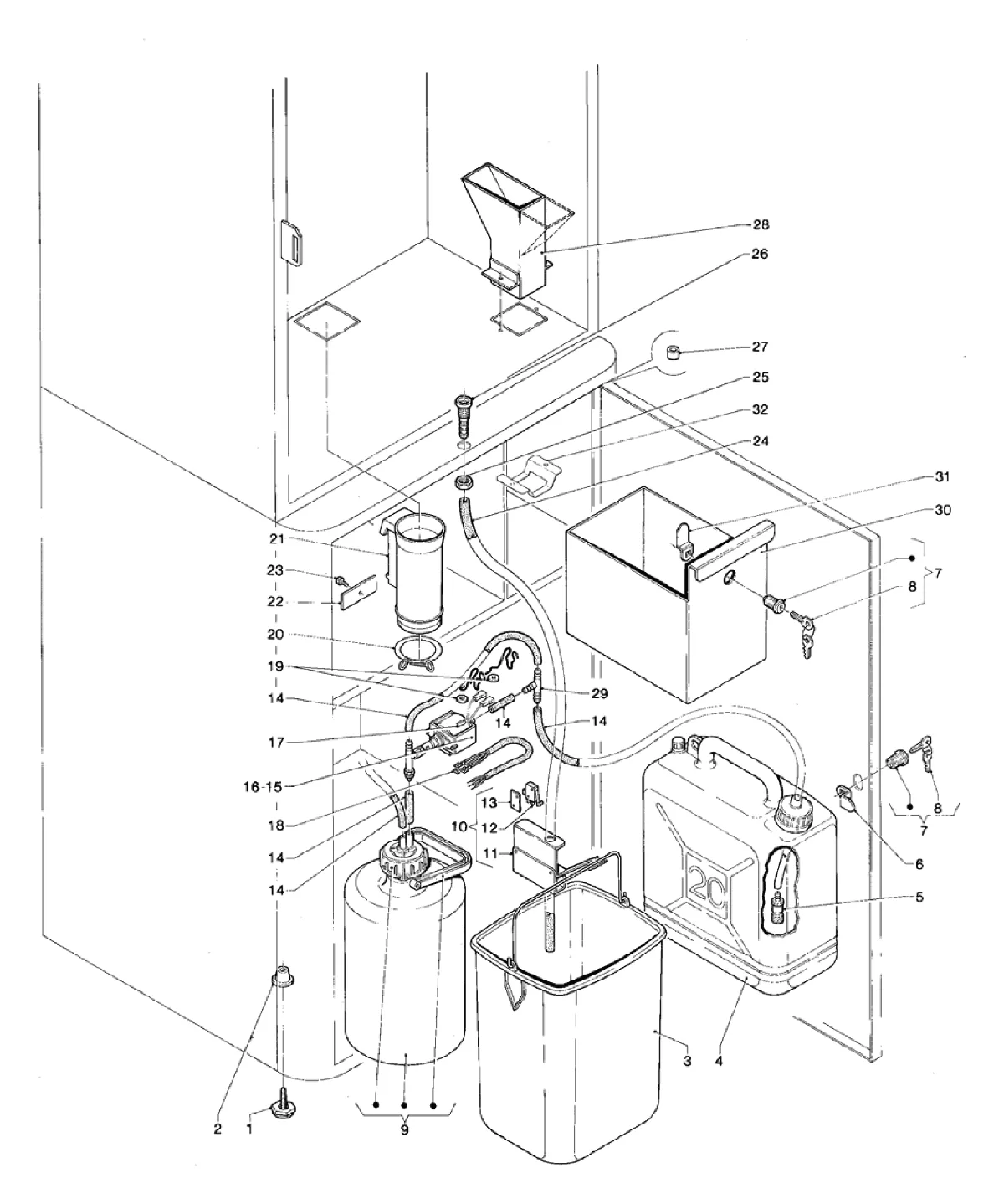 Despiece Necta Brio 200 – 12 - Mueble